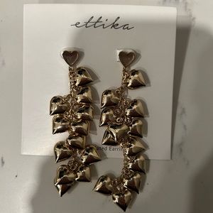 Ettika heart earrings